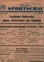 16 giugno 1949: programma Monaco 1860/Roma